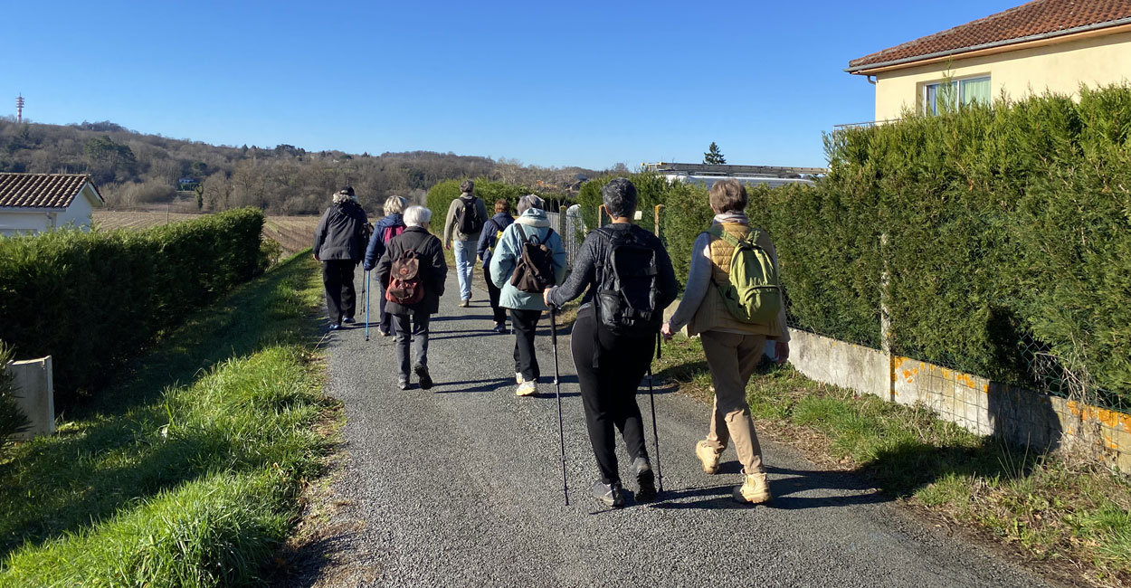 Rando 11 janvier Gironde sur Dropt actualités Rando Santé