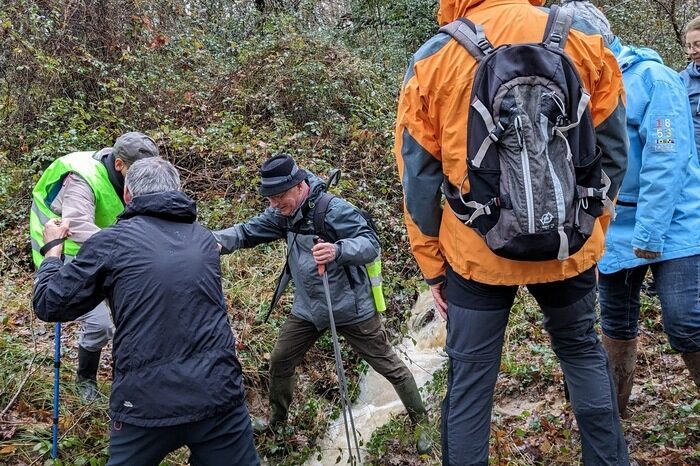 Cazaugitat franchissement d’un ruisseau