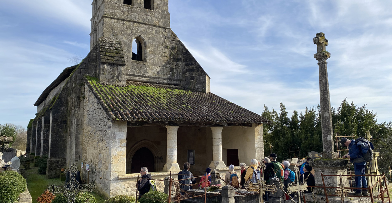 visite-eglise-saint-aubin-branne actu rando dimanche