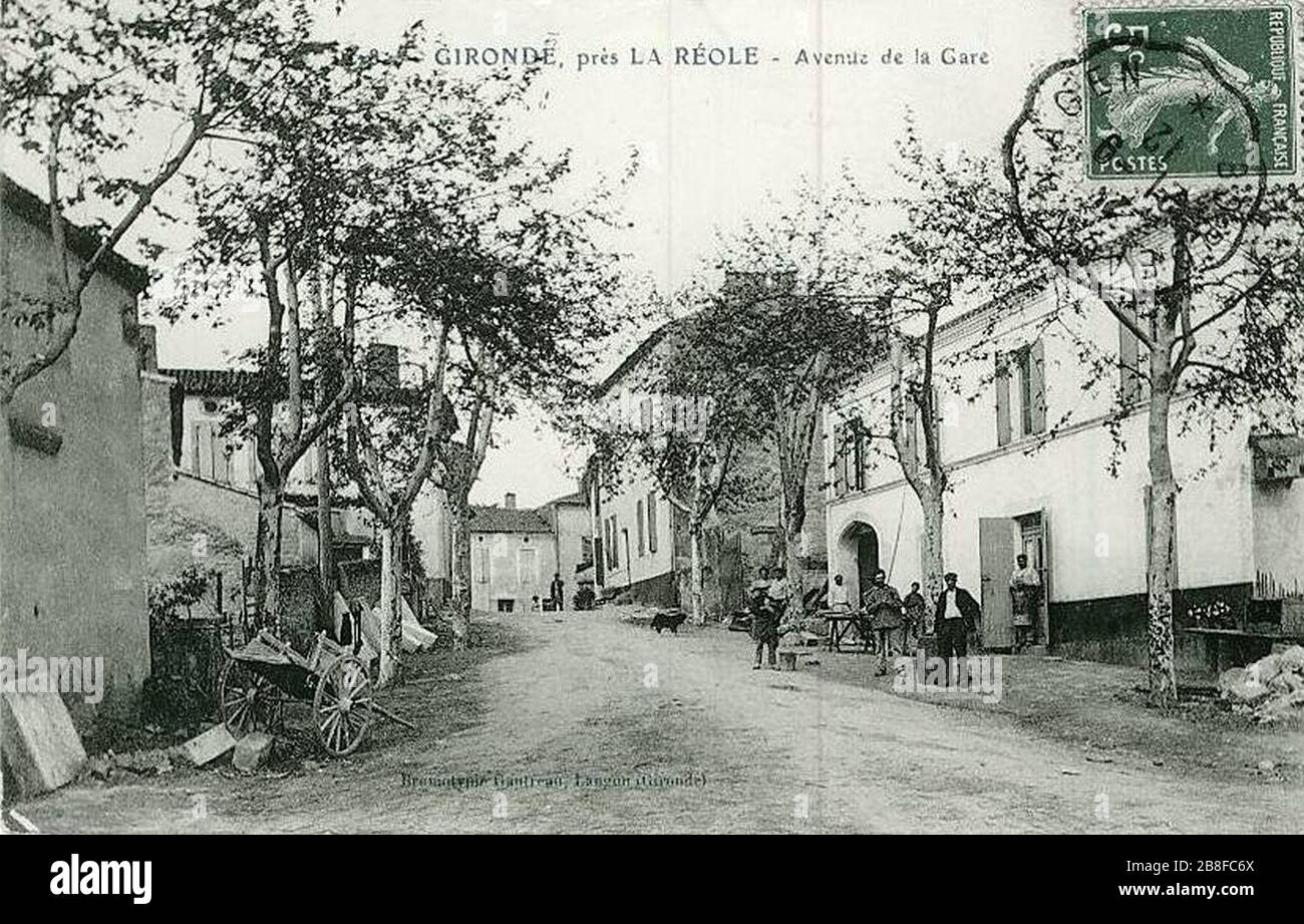 Vieille carte postale de Gironde sur Dropt