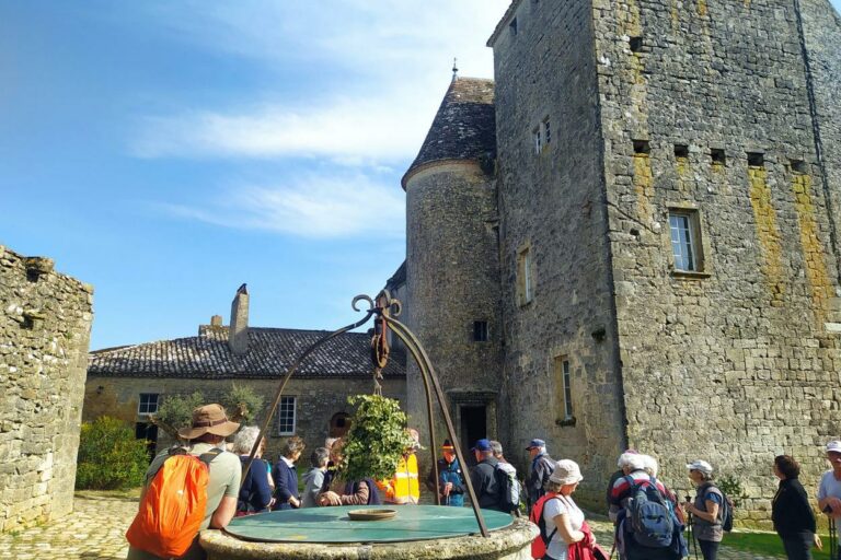St Sève 6 mars cour du chateau de Lavison